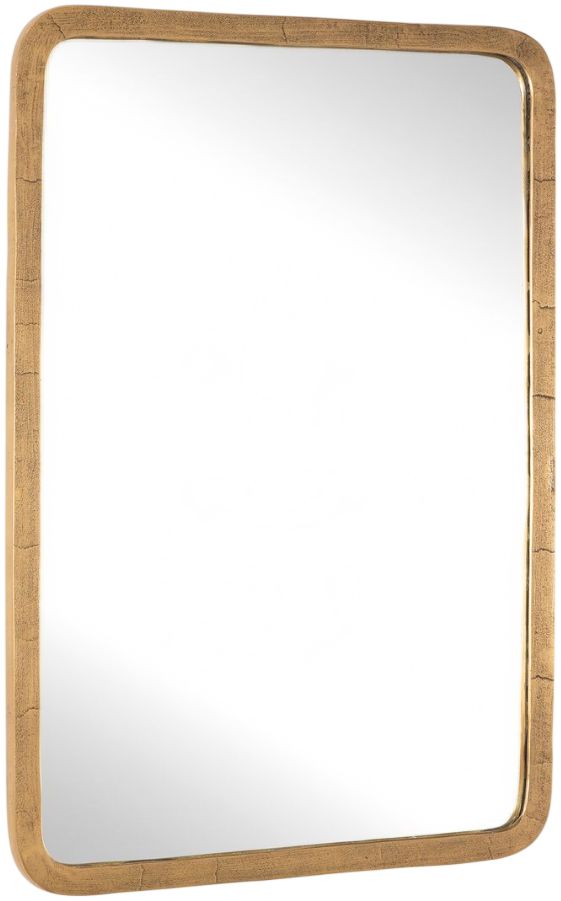 Uttermost® Vestry Antique Brass Mirror-3