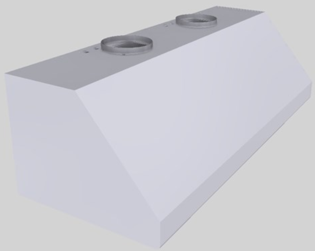 Vent-A-Hood® 60" White Wall Mounted Range Hood-1