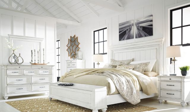 Benchcraft® Kanwyn Whitewash Dresser-5