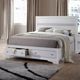 ACME Furniture Naima White Eastern King Storage Panel Bed-4