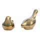 A & B Home 2-Piece Gold Chirp Bird Accent Set-1
