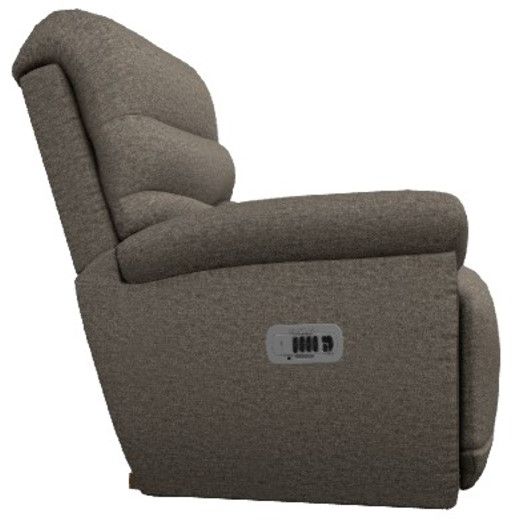 La-Z-Boy® Joshua Mocha Power Rocking Recliner with Headrest and Lumbar-3