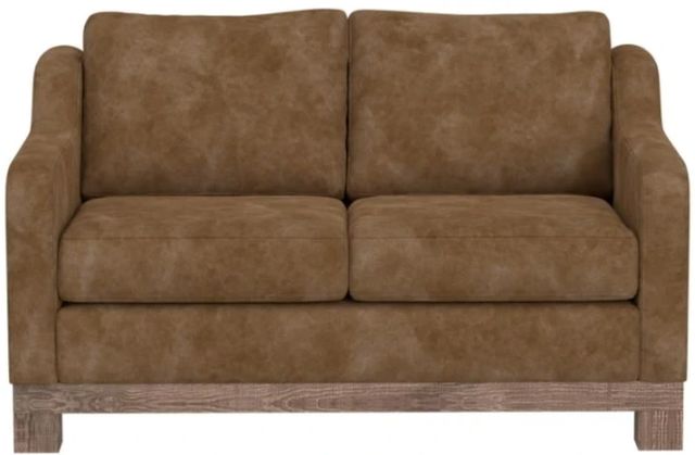 International Furniture Direct Samba Cognac Loveseat-1