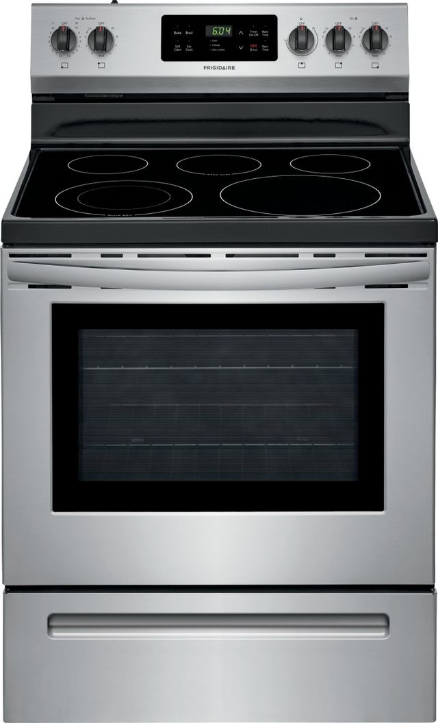 Frigidaire® 30" Stainless Steel Freestanding Electric Range-0