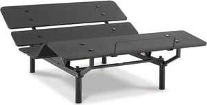 view of the Sierra Sleep® By Ashley® Cosmic Power Black Queen Adjustable Base