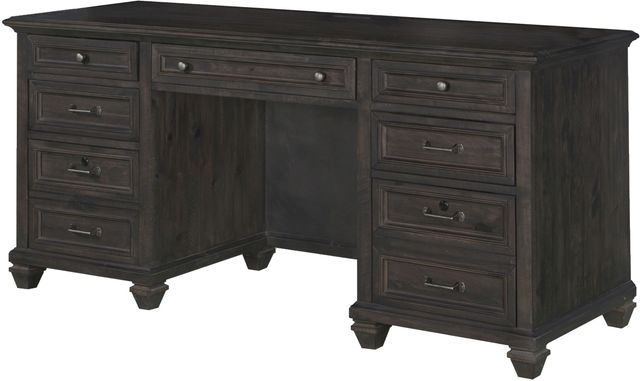 Magnussen Home® Sutton Place Weathered Charcoal Credenza-1
