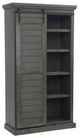 American Heartland Manufacturing Rustic Provincial Dark Blue Shutter Door Pantry-0