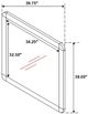 Coaster® Robyn Light Ash Dresser Mirror-2