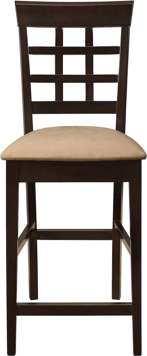 Coaster® Gabriel 2-Piece Cappuccino/Tan Upholstered Counter Stools-2