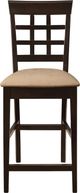 Coaster® Gabriel 2-Piece Cappuccino/Tan Upholstered Counter Stools-2