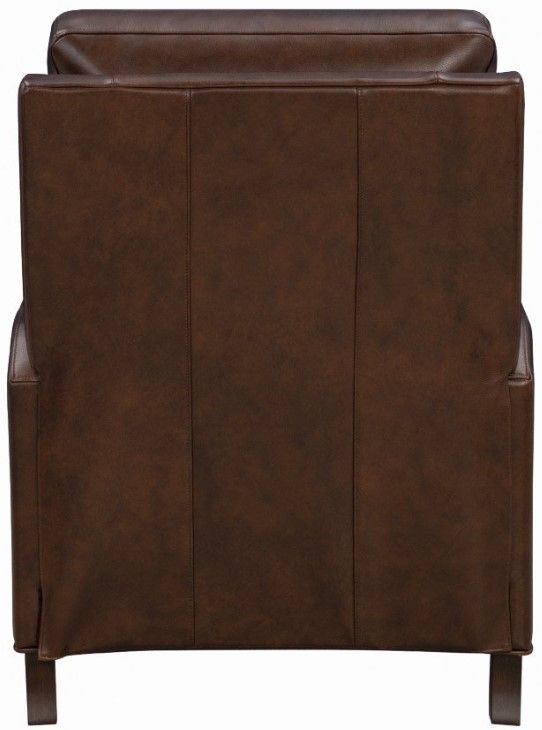 BarcaLounger® Fairview Elway Fudge Leather Manual Recliner-4