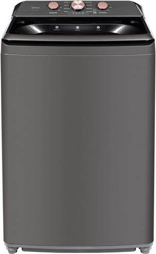 Midea 4.1 Cu. Ft. Metallic Gray Top Load Washer with Power Boost Agitator