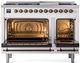 Ilve® Nostalgie II Series 48" White Pro Style Dual Fuel Range-1