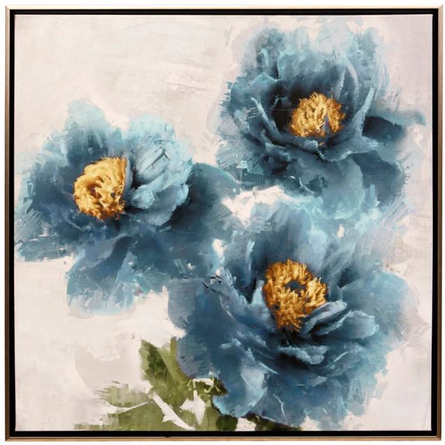 Stylecraft Blue Bloom ll Wall Art-0