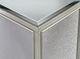 Signature Design by Ashley® Traleena 2-Piece Mirrored Top Nesting End Table with Silver Base Set-2