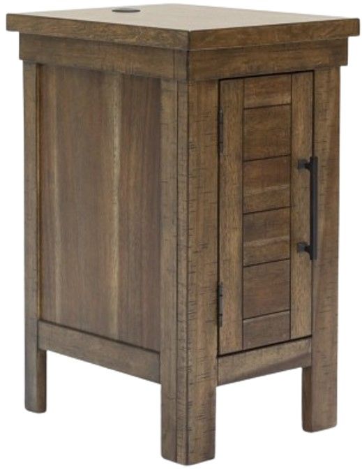 Signature Design by Ashley® Moriville Grayish Brown Chairside End Table-0