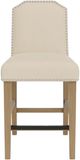 Riverside Furniture Mix-N-Match Chairs 2-Piece Ivory Clipped Top Upholstered Stool Set-1