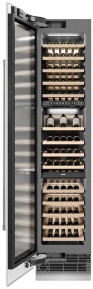 ZLINE 18" 9 Cu. Ft. White Matte Triple Zone Column Wine Cooler-3