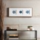 Olliix by Madison Park Blue Set of 3 Blue Agate Trio Stone Framed Graphic-1