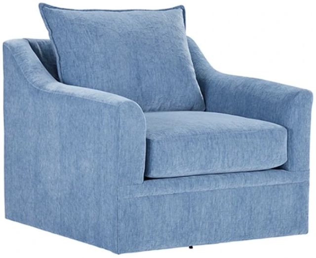 Hughes Furniture® 12700 Molly Slate Swivel Chair-0