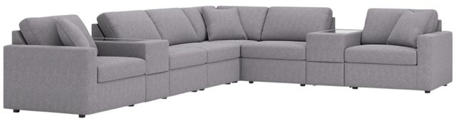 Signature Design by Ashley® Modmax 8-Piece Granite L-Shape Sectional with Storage Consoles-0