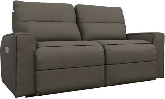 La-Z-Boy® Maddox Dove Gray Power Reclining 2-Seat Sofa with Headrest-0