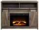 ACME Furniture Tobias Rustic Oak 51" Fireplace-1