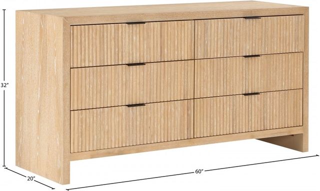 Meridian Furniture Fairfax Natural Dresser-3