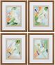 Crestview Four Moments of Color 4-Piece Canvas Wall Art Set-0
