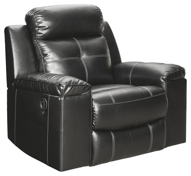 Signature Design by Ashley® Kempten Black Rocker Recliner-0