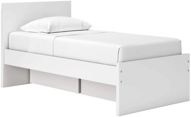 Signature Design by Ashley® Onita White Twin Storage Panel Bed-2