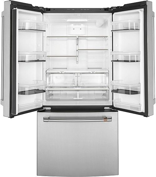 Café™ 18.6 Cu. Ft. Stainless Steel Counter Depth French Door Refrigerator-1