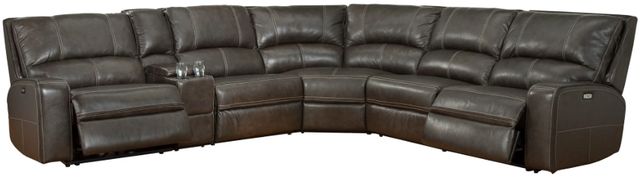 Parker House® Swift 6-Piece Twilight Power Reclining Sectional with Power Headrest-1