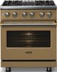 Viking® 5 Series 30" Golden Hour Pro Style Dual Fuel (LP) Range with Polished Chrome Trim-2
