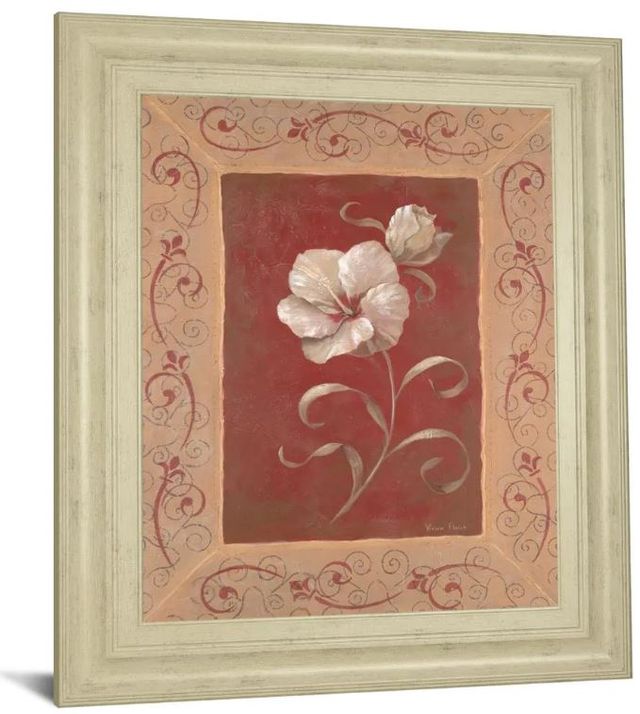 Classy Art Amanda’s Hibiscus by Vivian Flasch Framed Print Wall Art-1