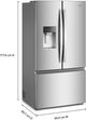 Whirlpool® 36" 23.4 Cu. Ft. Fingerprint-Resistant Stainless Steel Counter Depth French Door Refrigerator-3