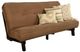Kodiak Furniture Carson Marmont Mocha/Java Full Futon with Mattress -0