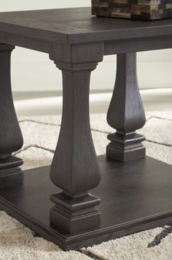 Signature Design by Ashley® Wellturn French Black End Table-3