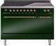 Ilve® Nostalgie II Series 48" Emerald Green Pro Style Induction Range-0