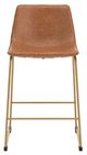 Signature Design by Ashley® Ciabori Brown/Gold Upholstered Bar Stool-2