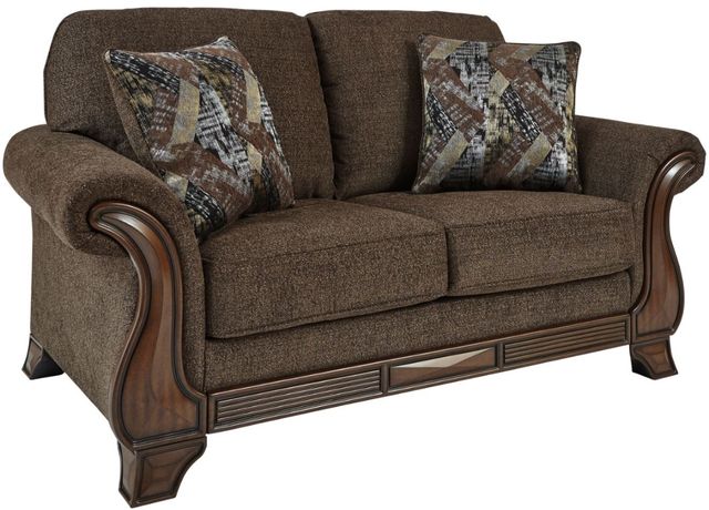 Benchcraft® Miltonwood Teak Loveseat-0