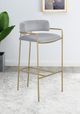 Coaster® Comstock Gold/Gray Upholstered Bar Stool-1