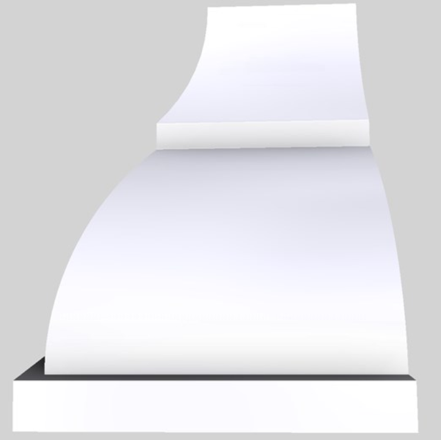 Vent-A-Hood® Designer Series 66" White Wall Mounted Range Hood-3