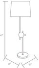 Surya Jace Silver Floor Lamp-5