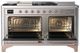 Ilve® Majestic III 60" Stainless Steel Pro Style Dual Fuel Liquid Propane Range with French Top and Copper Trim-1