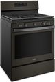 Whirlpool® 30" Free Standing Gas Range-Fingerprint Resistant Black Stainless-2