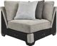 Benchcraft® Ardsley 3-Piece Pewter L-Shape Sectional Sofa-4