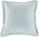 HiEnd Accents Stella Icy Blue Faux Silk Euro Sham-0