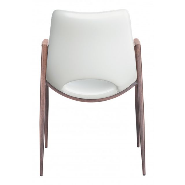 Zuo® Modern Desi White Dining Chair-1