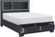 Mazin Furniture Rosemont Midnight Blue King Panel Bed with Footboard Storage-1